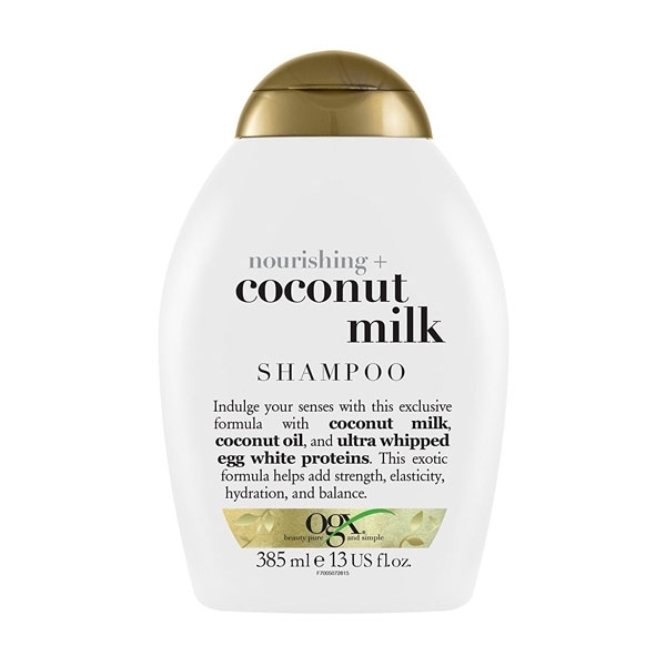 OGX Coconut Milk Shampoo sulfate free hydrating shampoo hair strengthening frizz control