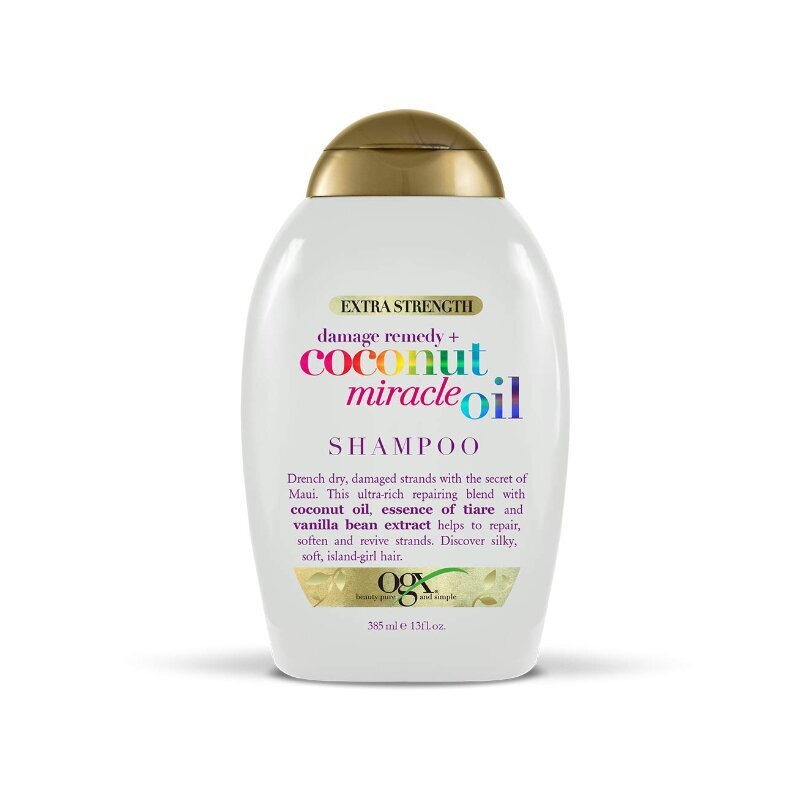 OGX Coconut Miracle Oil Shampoo sulfate free hydrating shampoo hair repair frizz control