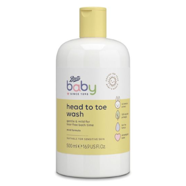 Baby Head to Toe Wash Boots Baby Wash Gentle Baby Cleanser Tear Free Baby Wash Soft Baby Skin