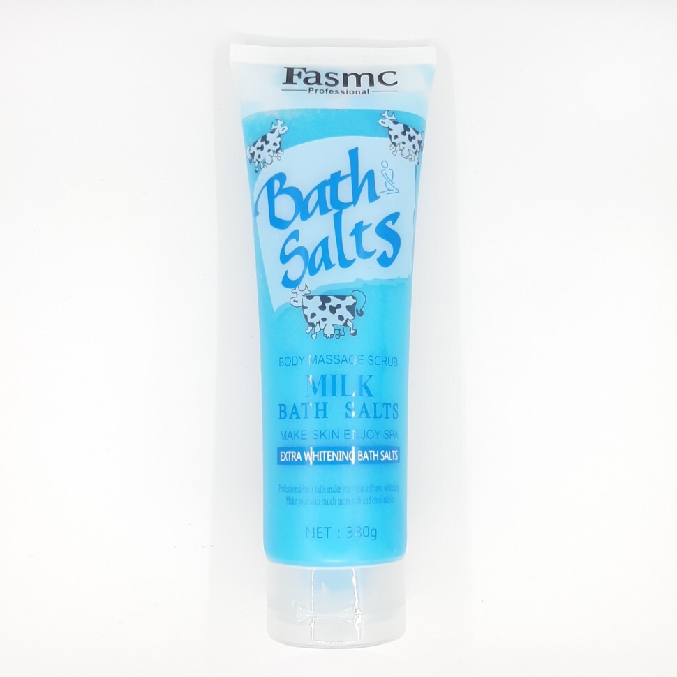 FASMC Milk Bath Salts Scrub 380g exfoliating scrub milk extract skin hydration body scrub