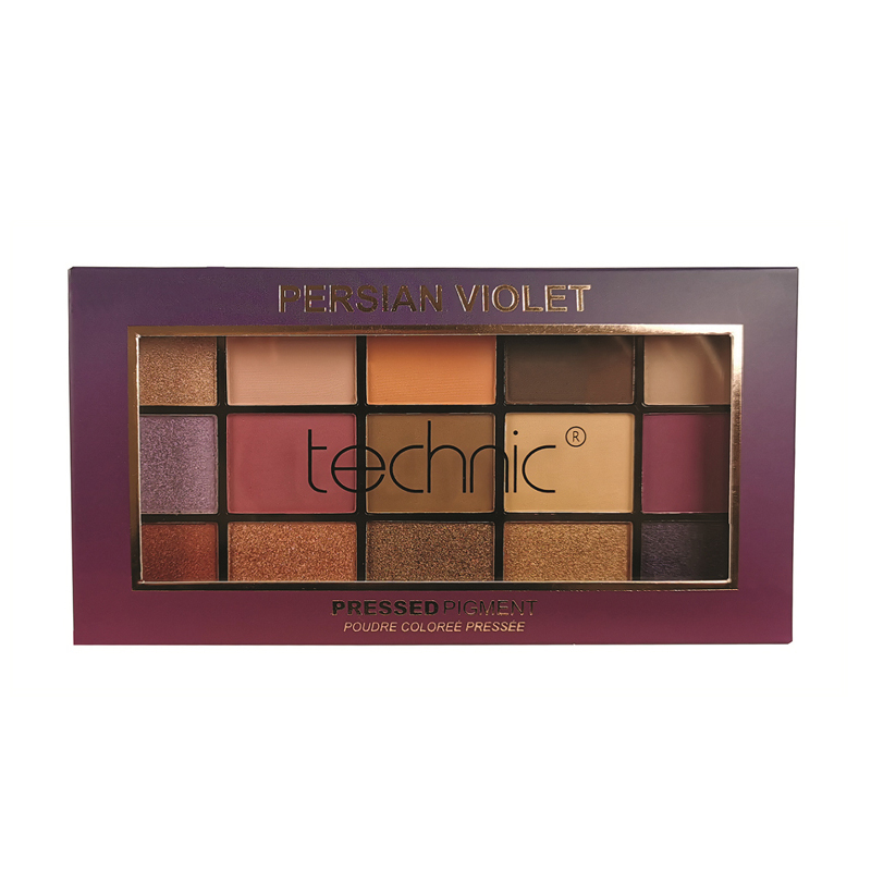 pressed pigment violet eyeshadow bold color