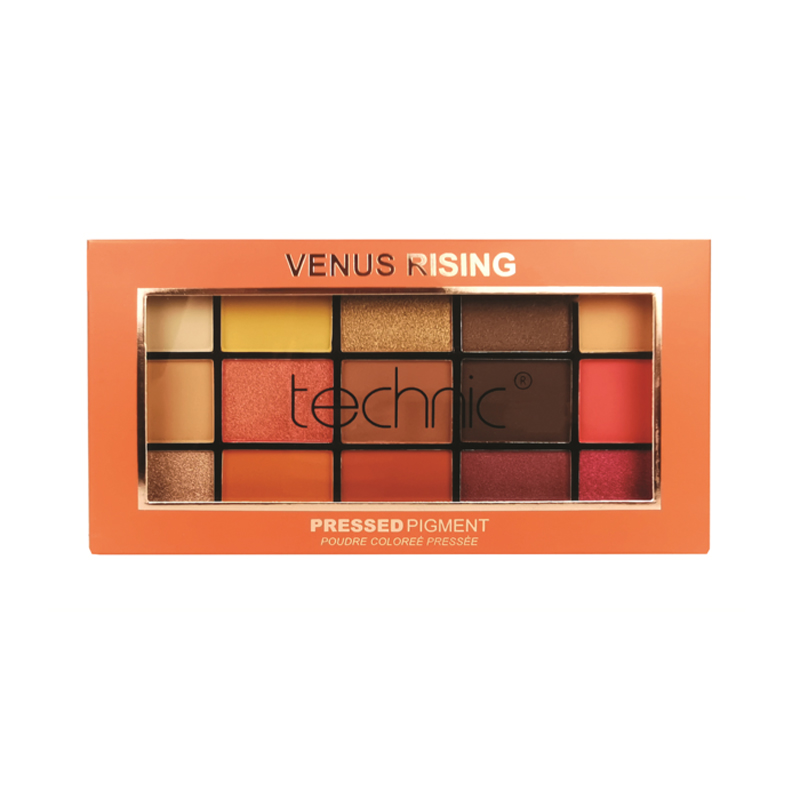 pressed pigment eyeshadow palette bold shimmer matte