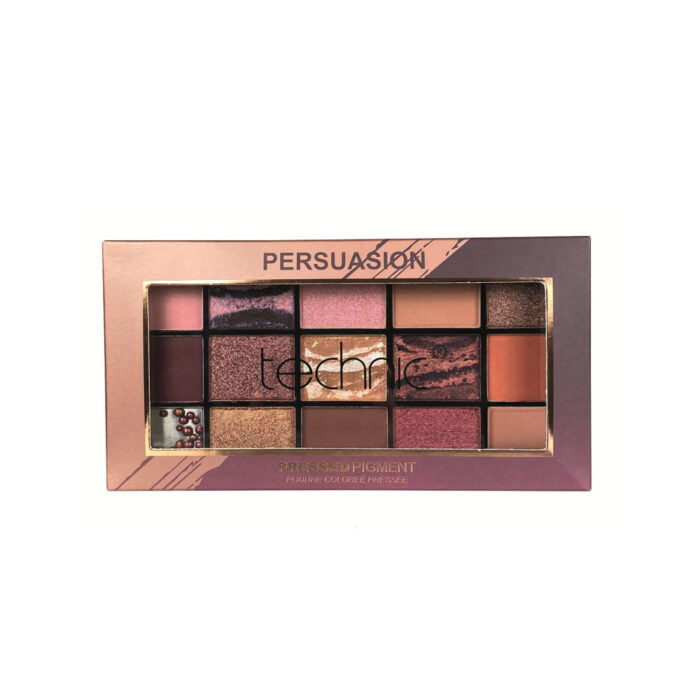 pressed pigment eyeshadow palette bold shimmer matte