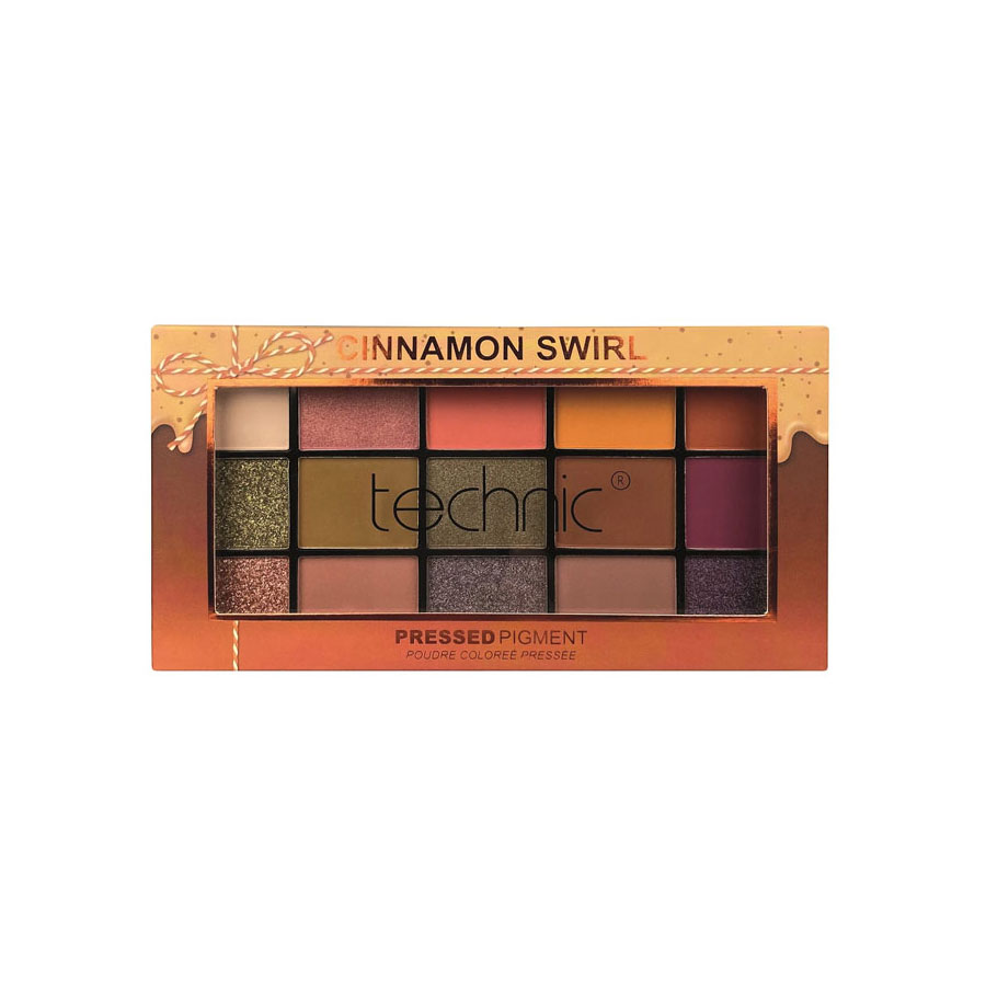 Technic Eyeshadow Cinnamon Swirl Eyeshadow Palette Vegan Eyeshadow Blendable Eyeshadow Long Lasting Eyeshadow