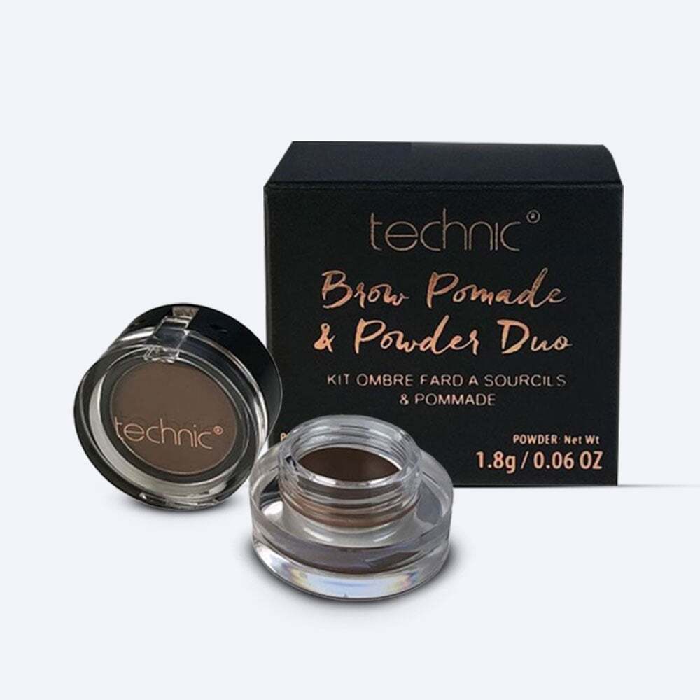 Technic Brow Pomade Brow Powder Duo Kit Dark Defined Brows Natural Brows