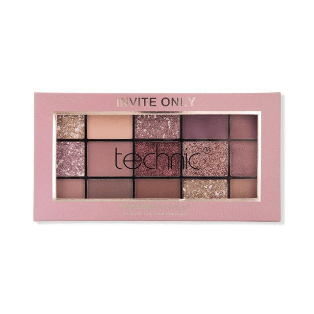 Technic Pressed Pigment Invite Only Eyeshadow Palette Matte Shimmer Metallic Eyeshadow