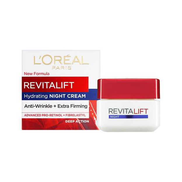 L'Oreal night cream revitalift anti wrinkle skin firming hydration