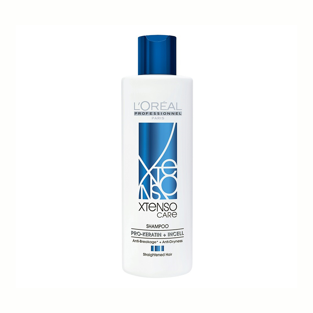 L'Oreal xtenso care shampoo straightened hair frizz control hair smoothening