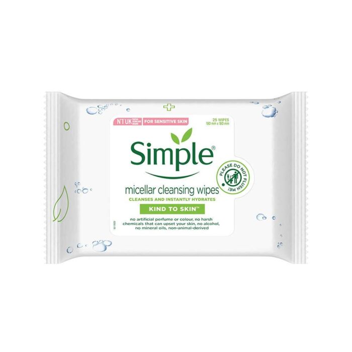 Simple Micellar Cleansing Wipes 25pcs