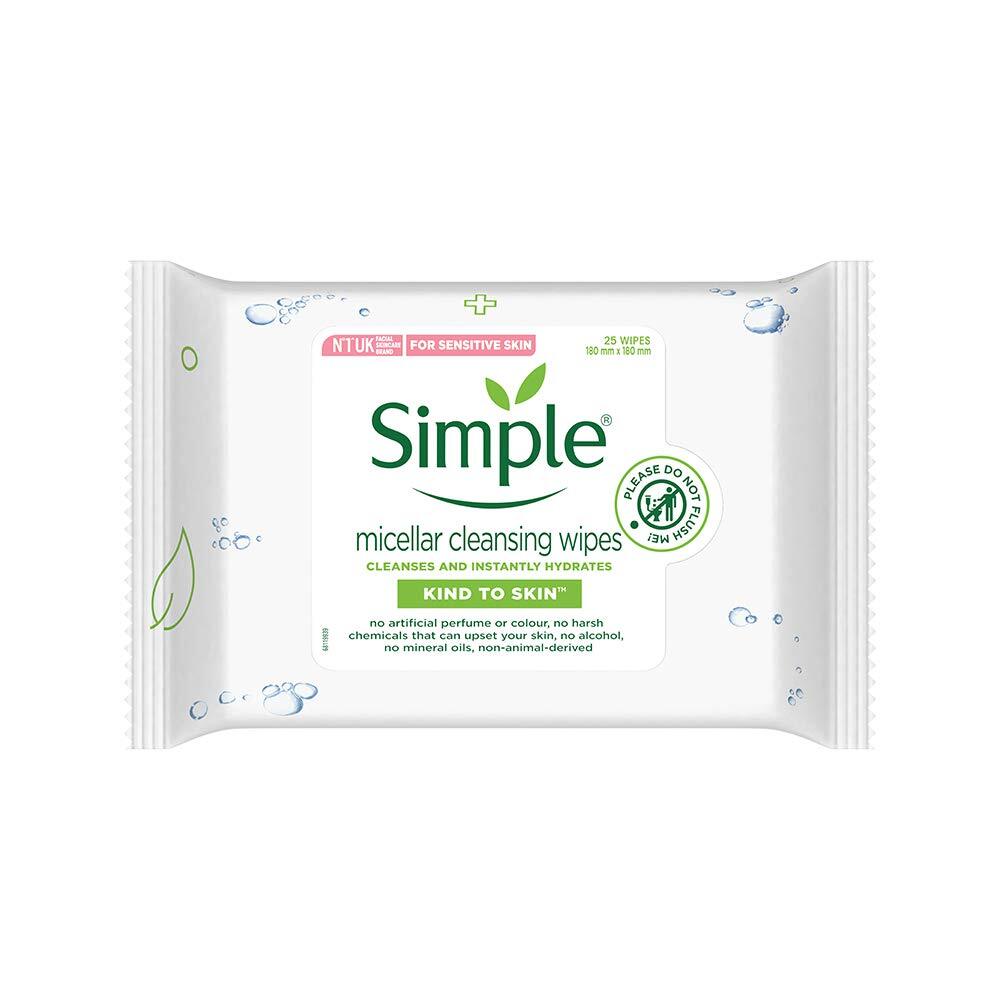 Simple Micellar Cleansing Wipes 25pcs