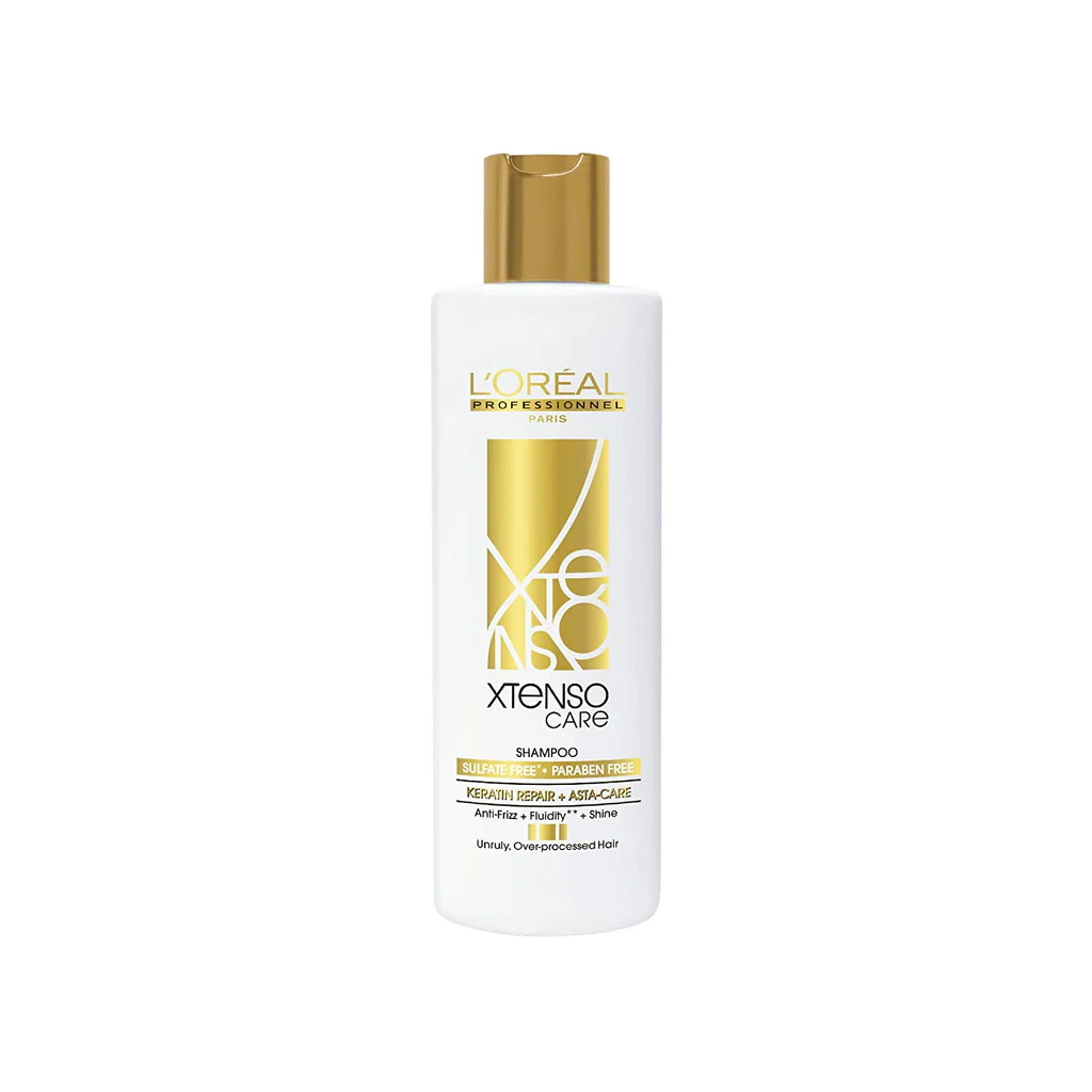 L'Oreal sulfate free shampoo xtenso care straightened hair frizz control