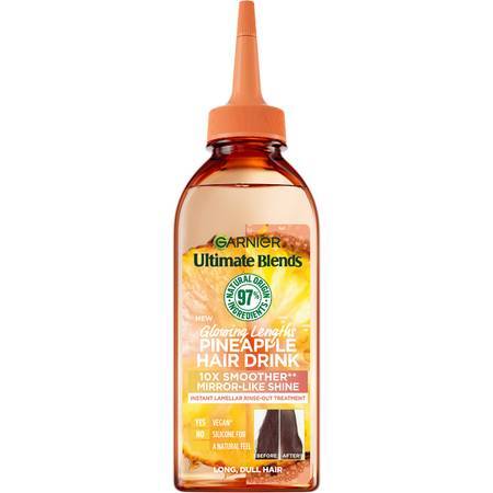 pineapple hair drink glowing hair treatment garnier hair care long hair care hair drink 200ml