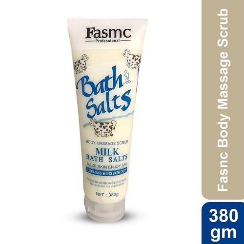 FASMC Milk Bath Salts Scrub 380g exfoliating scrub milk extract skin hydration body scrub