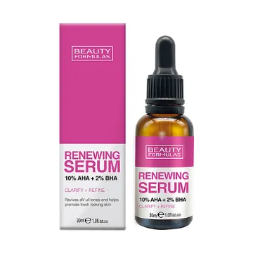 Beauty Formulas AHA BHA Serum exfoliating serum skincare acne treatment
