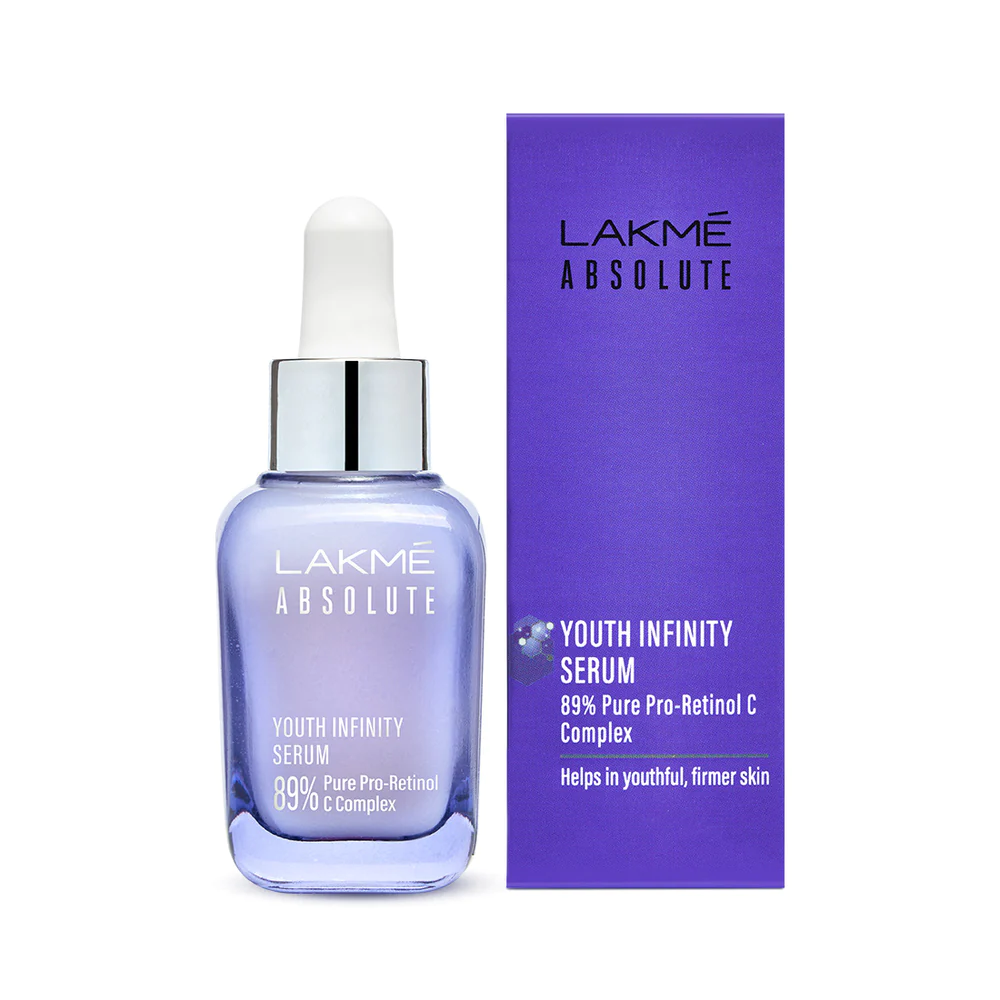 Lakme Youth Infinity Serum skin firming Pro-Retinol anti-aging serum