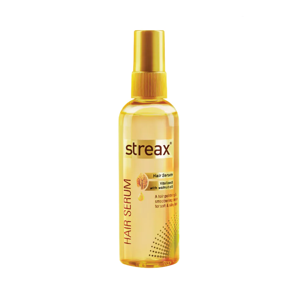 Walnut Hair Serum Streax Hair Serum Frizz Control Serum Hair Shine Serum Hair Smoothening Serum