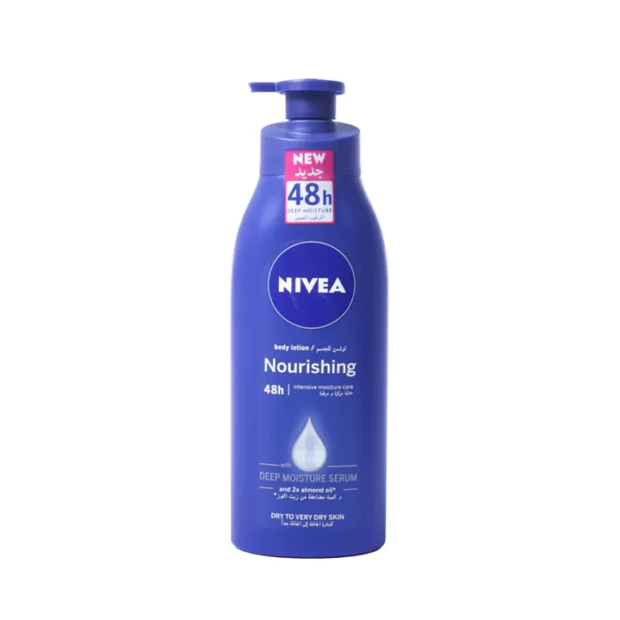 NIVEA Nourishing Body Lotion almond oil vitamin E deep hydration dry skin