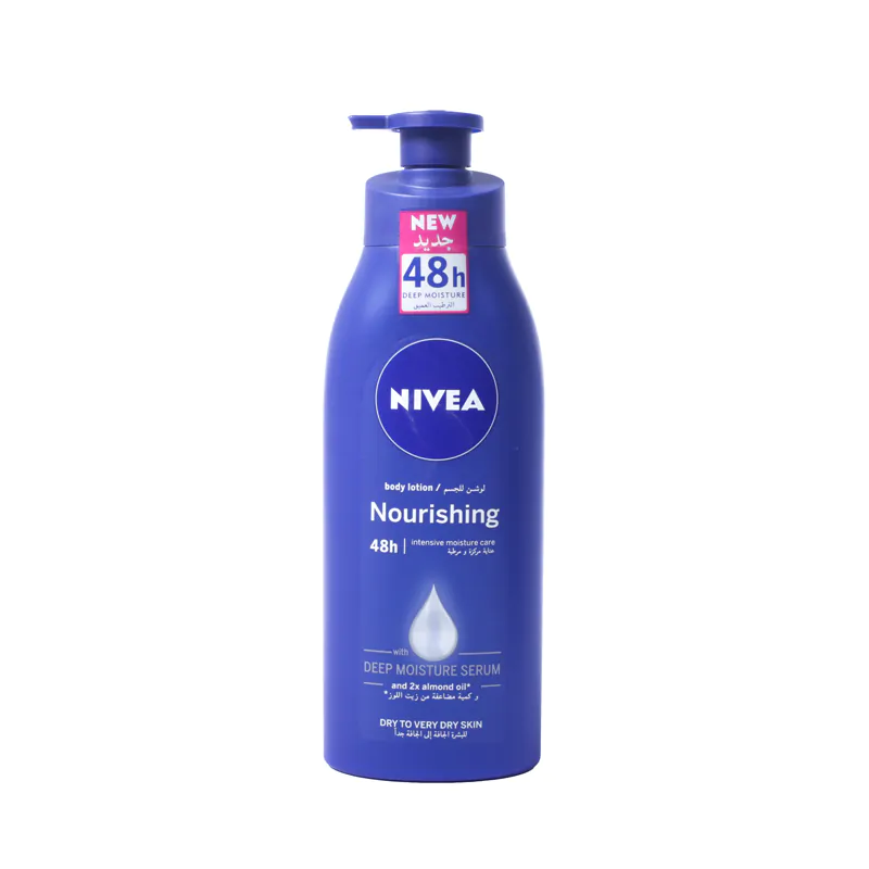 NIVEA Nourishing Body Lotion almond oil vitamin E deep hydration dry skin