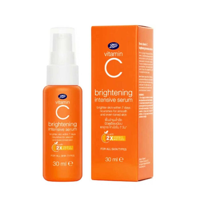 Vitamin C Serum Brightening Serum Boots Skincare Advanced Bright Complex Paraben-Free Serum