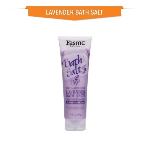 FASMC Lavender Bath Salts Scrub 380g exfoliating scrub lavender extract skin hydration body scrub