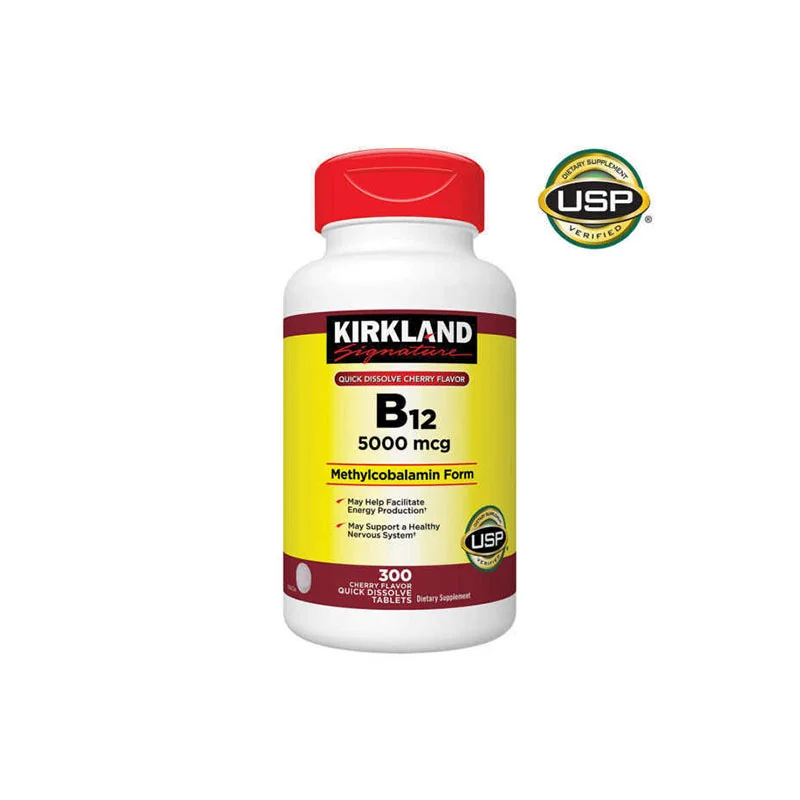 Kirkland Signature Quick Dissolve B12 5000 Mcg