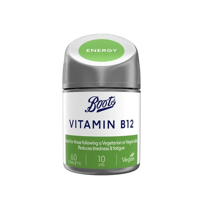 Boots Vitamin B12 B12 Supplement Energy Support Nervous System Health Vitamin Tablets