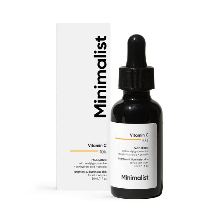Minimalist Vitamin C 10% Face Serum brightening serum stabilized vitamin C serum daily glow serum
