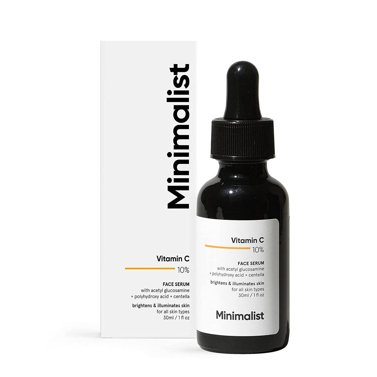 Minimalist Vitamin C 10% Face Serum brightening serum stabilized vitamin C serum daily glow serum