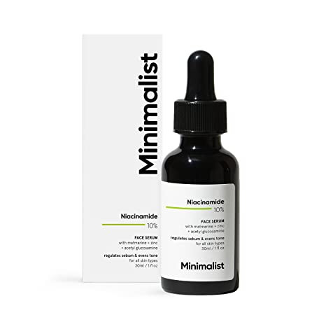 Minimalist Niacinamide serum niacinamide 10 percent face serum for oily skin blemish control pore minimizing
