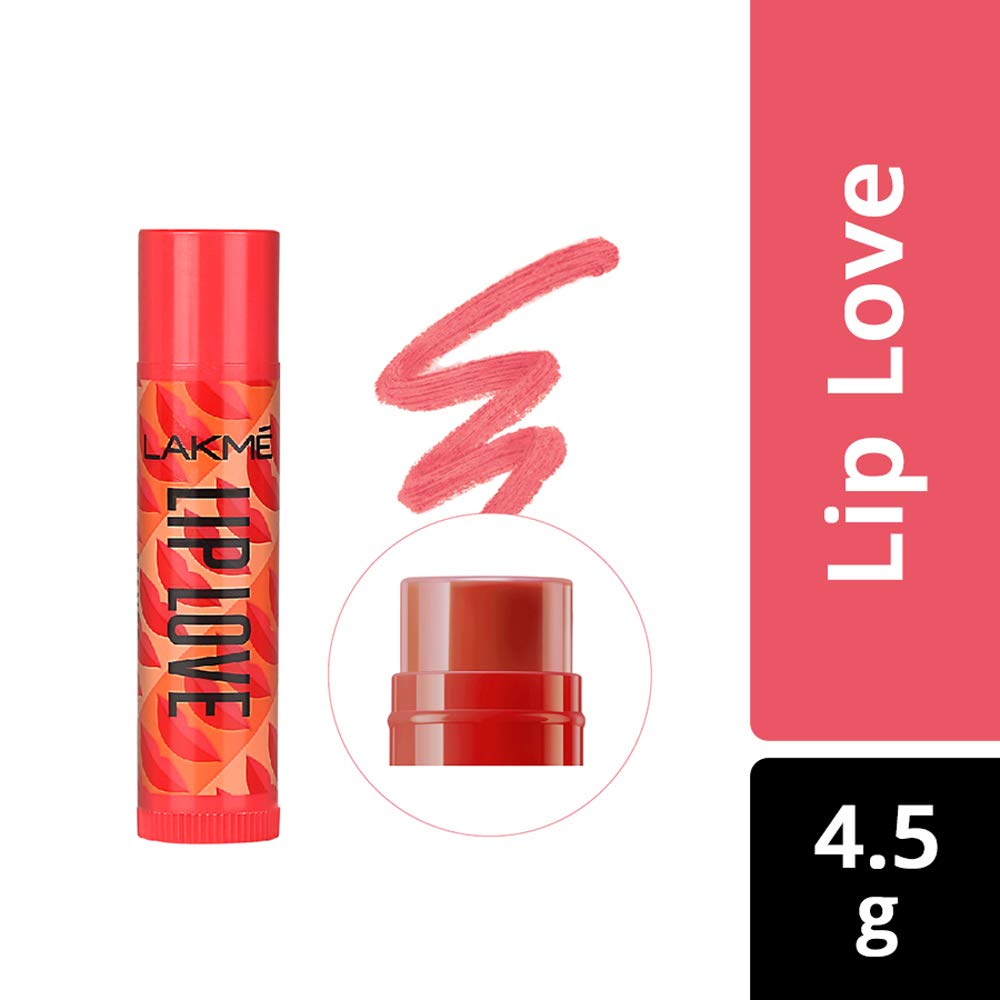 Lakme Lip Love Chapstick Apricot SPF 15 tinted lip balm