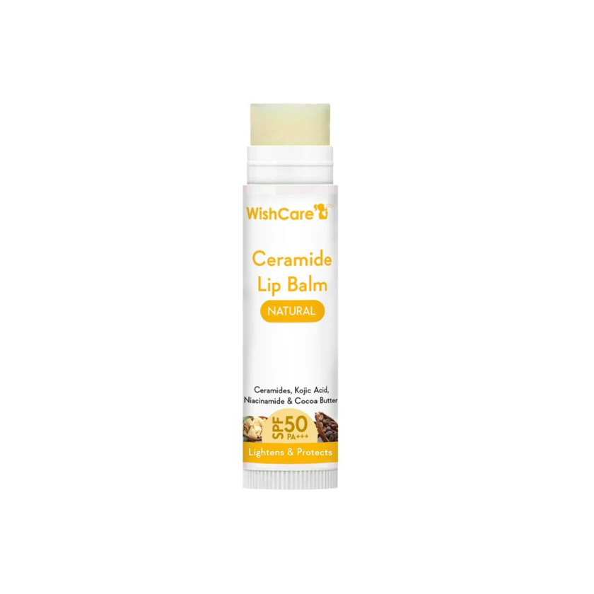 WishCare Ceramide Lip Balm with SPF 50 PA+++ (Natural) 5g