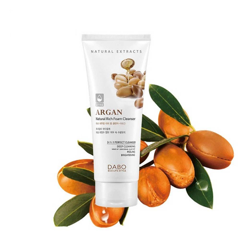 Dabo Argan Natural Rich Foam Cleanser