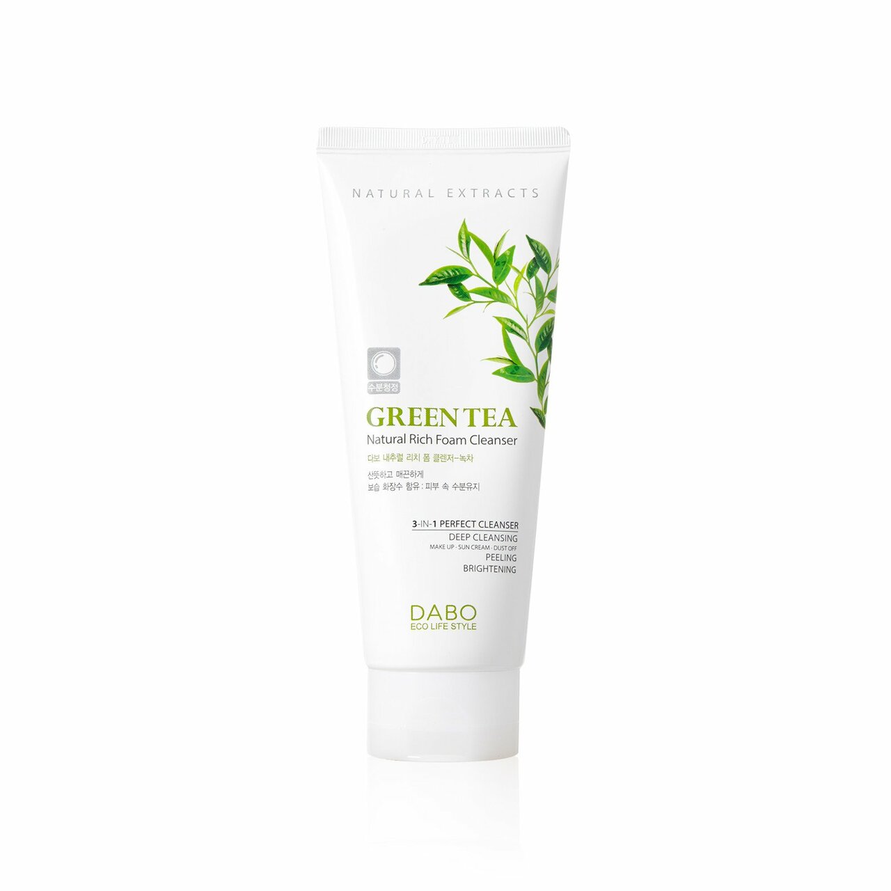 Dabo Natural Rich Foam Cleanser Green Tea