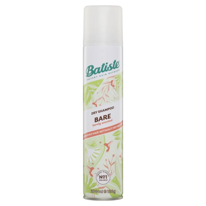 dry shampoo Batiste Bare oil absorbing hair spray quick hair refresh hair volumizer