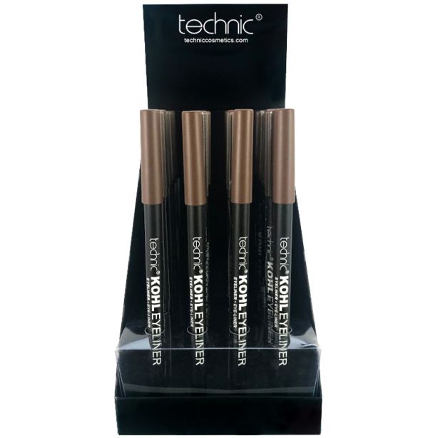 Technic Kohl Eyeliner Tray Brown Eyeliner Pencil Long Lasting Eyeliner Defined Eyes
