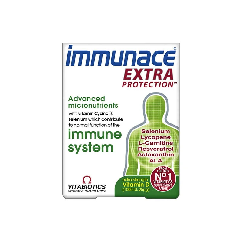 Vitabiotics Immunace Extra Protection – 30 Tablets