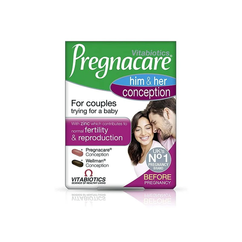 Vitabiotics Pregnacare Him and Her Conception – 60 Tablets