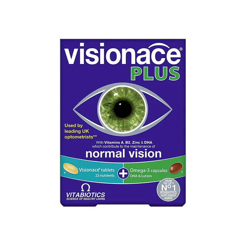 Vitabiotics Visionace Plus Omega-3 – 56 Tablets
