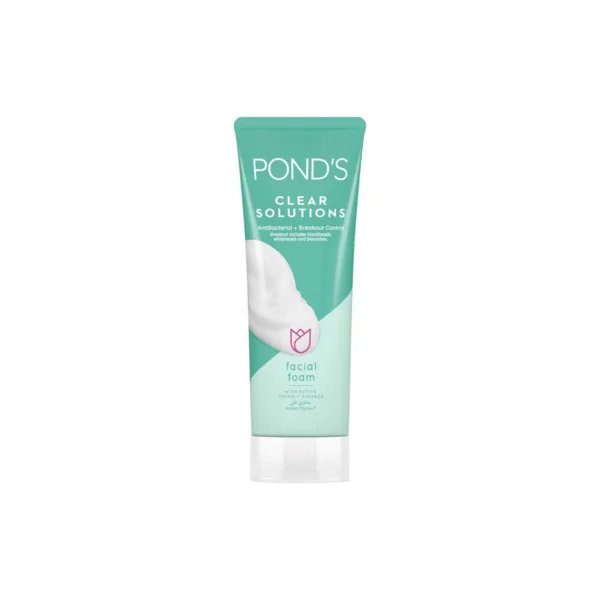 Ponds Clear Solutions Facial Scrub herbal clay neem extract salicylic acid acne scrub