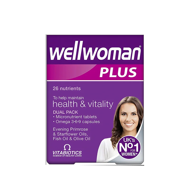 Vitabiotics Wellwoman Plus Omega 3.6.9 – 56 Tablets