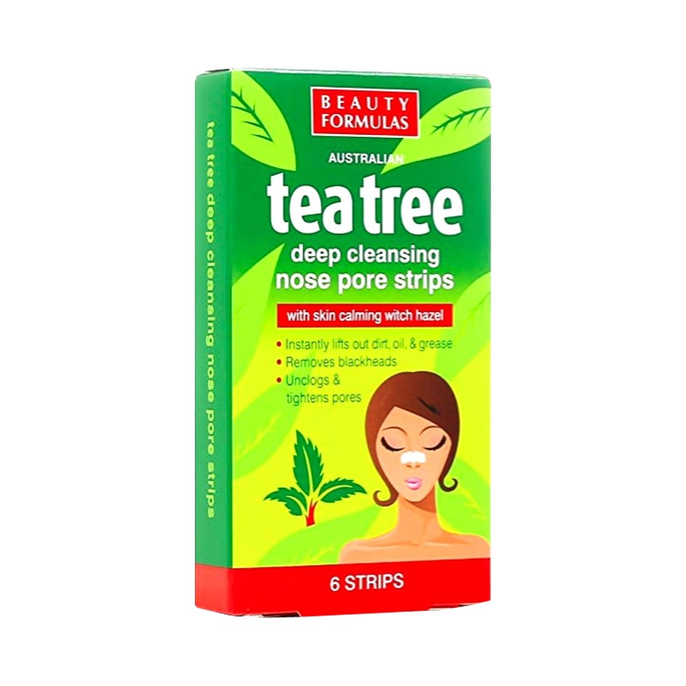 Beauty Formulas Nose Strips Tea Tree blackhead remover pore cleansing