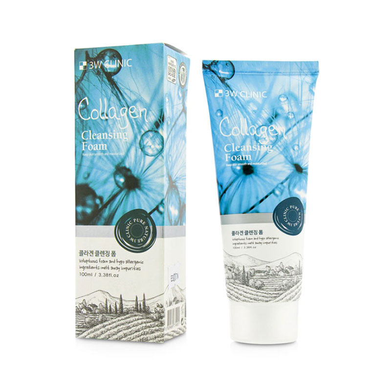 3W Clinic Collagen Foam Cleansing – 100ml