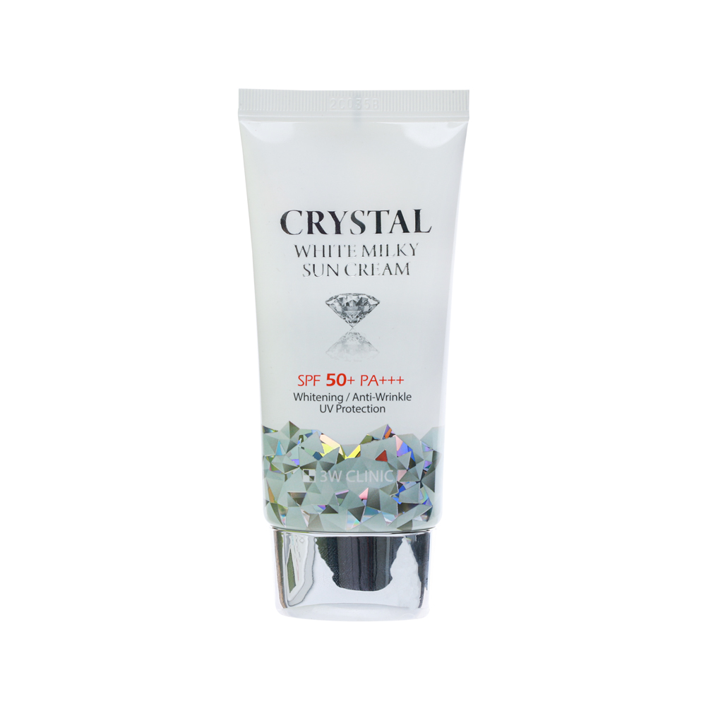 3W Clinic Crystal White Milky Sun Cream SPF 50+ PA+++ 50ml