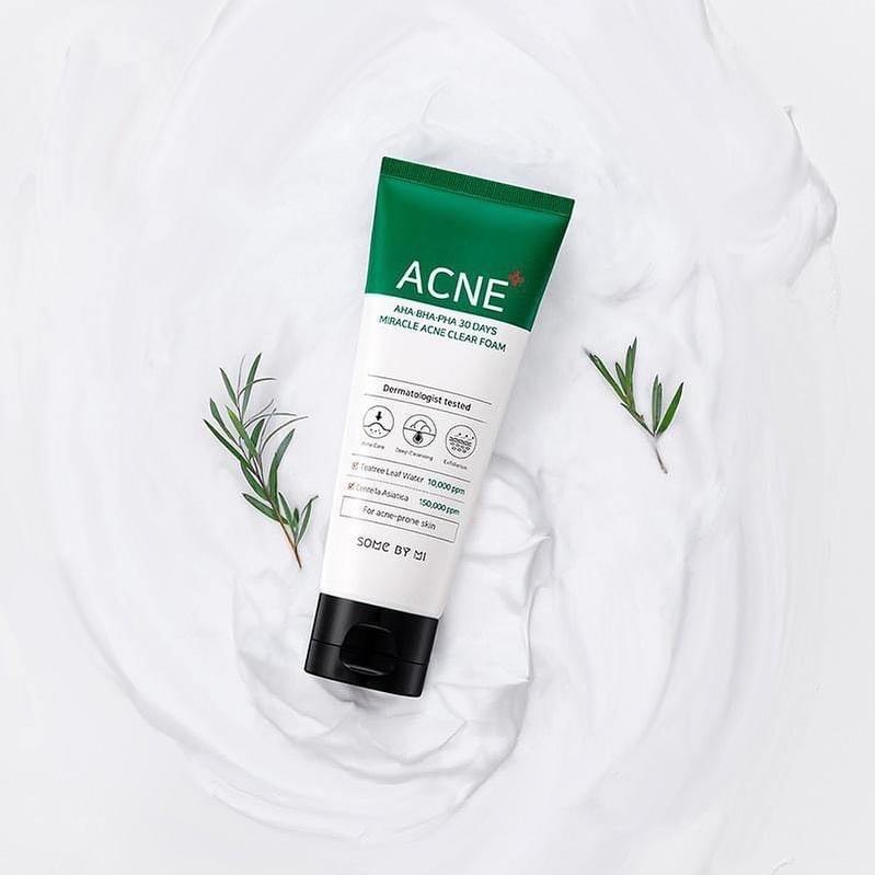 SOME BY MI AHA BHA PHA 30 DAYS MIRACLE ACNE CLEAR FOAM 100ML