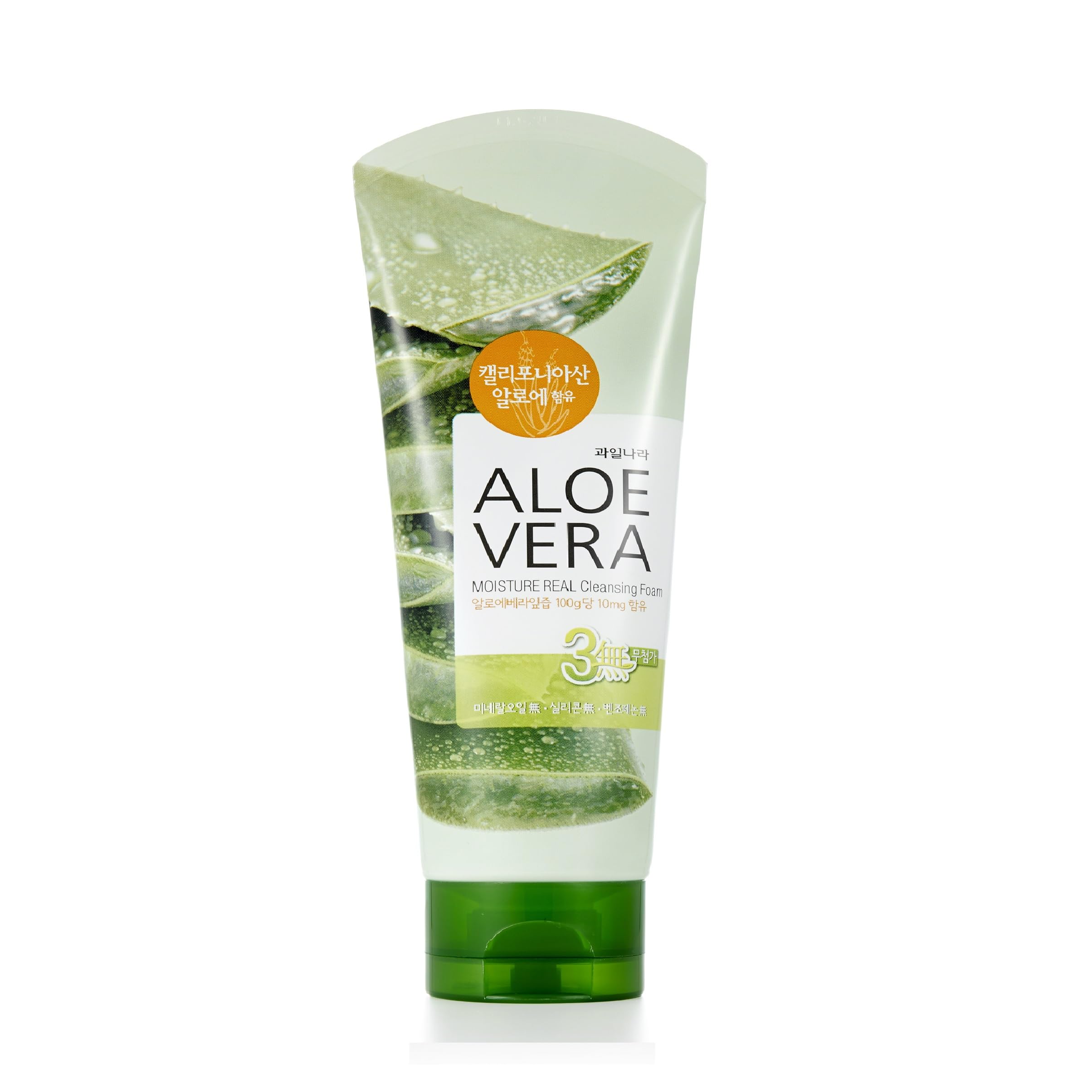Welcos Aloe Vera Moisture Real Cleansing Foam 150g