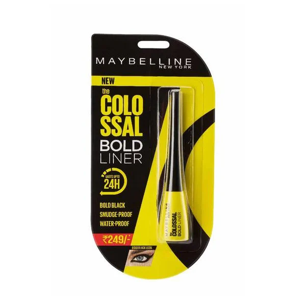 bold eyeliner black liquid eyeliner Maybelline eyeliner waterproof eyeliner long-lasting eyeliner