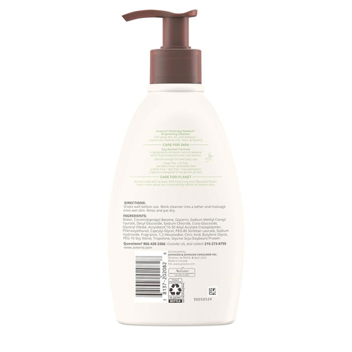 Aveeno-Positively-Radiant-Brightening-Facial-Cleanser-325ml-6
