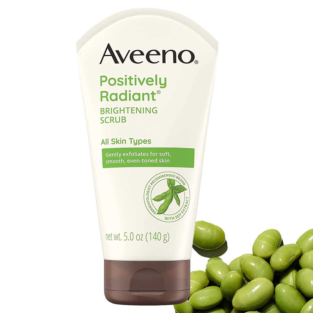 Aveeno POSITIVELY RADIANT Skin Brightening Daily Scrub – 140gm