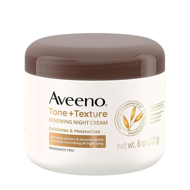 Aveeno Tone + Texture Renewing Night Cream – 227gm