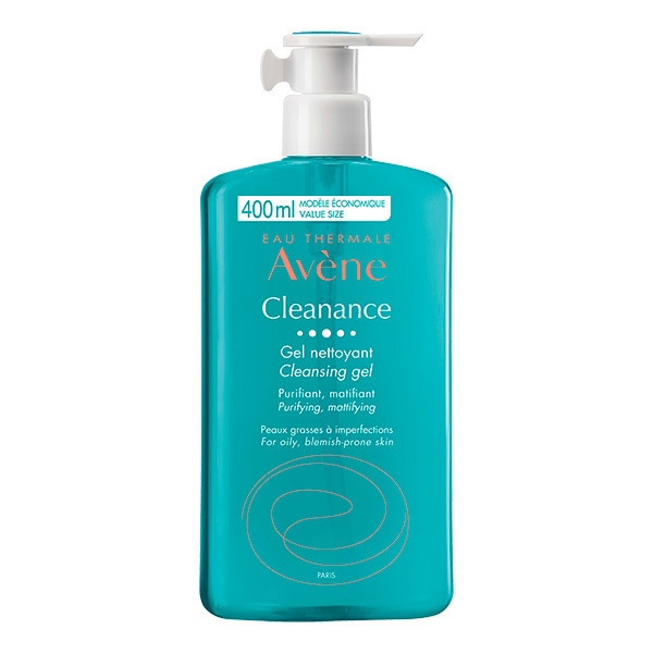 Avene cleansing gel oily skin face wash blemish control